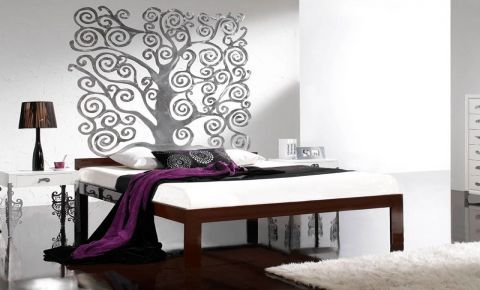 Cama de diseño chic de 150 cms.